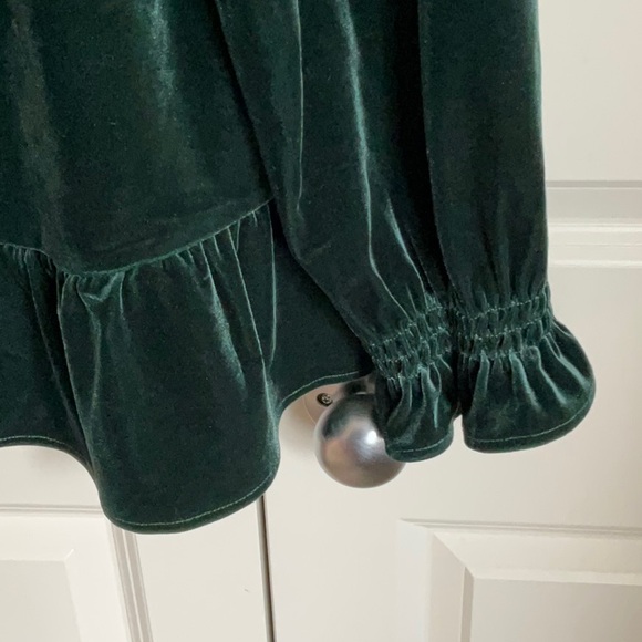 Soft Surroundings Velvet Ruffle Neck - Picture 4 of 6